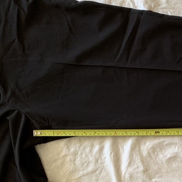 Men's Black Dress Pants - 36 x 32 - 74% Polyester / 21% Rayon / 5% Spandex - Picture 10 of 11
